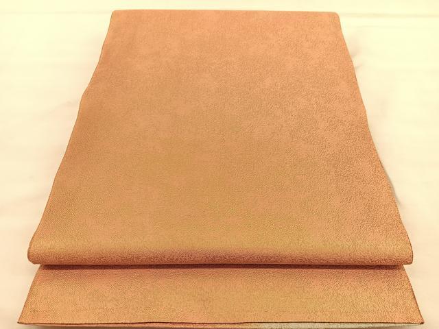 平和屋着物◎両面 六通柄袋帯 霞文 金糸 正絹 逸品 BAAU5390hv
