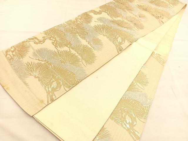 平和屋着物◎六通柄袋帯 浜松 金銀糸 正絹 逸品 BAAU5704hv