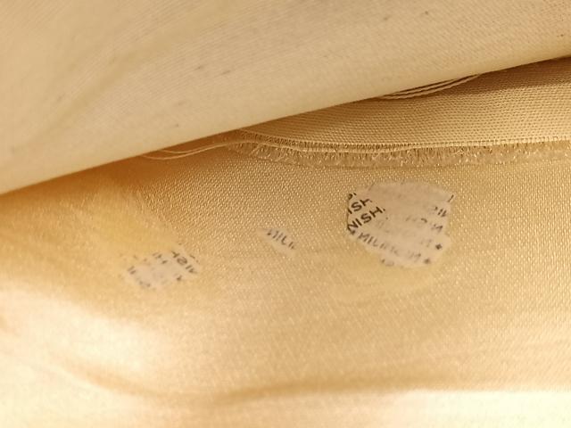 平和屋着物◎西陣 六通柄袋帯 花青海波 金銀糸 正絹 逸品 BAAU6190yc