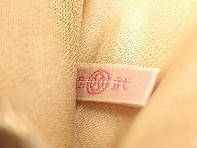 平和屋着物◎六通柄袋帯 西武百貨店扱い 風景文 金銀糸 正絹 逸品 BAAU6313yc