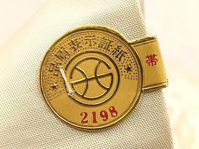 平和屋着物◎西陣 六通柄袋帯 蜀江正倉院花文 銀糸 証紙付き 正絹 逸品 未使用 BAAU6403yc