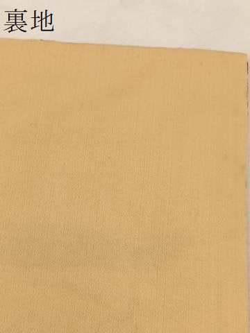 平和屋着物●六通柄袋帯 唐織 秋草文 金糸 正絹 逸品 BAAU6858hj