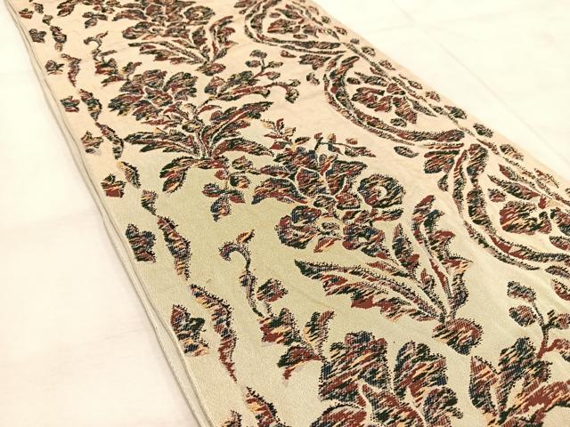 平和屋着物◎六通柄 京袋帯 本袋帯 更紗 金糸 正絹 逸品 BAAU9497yc