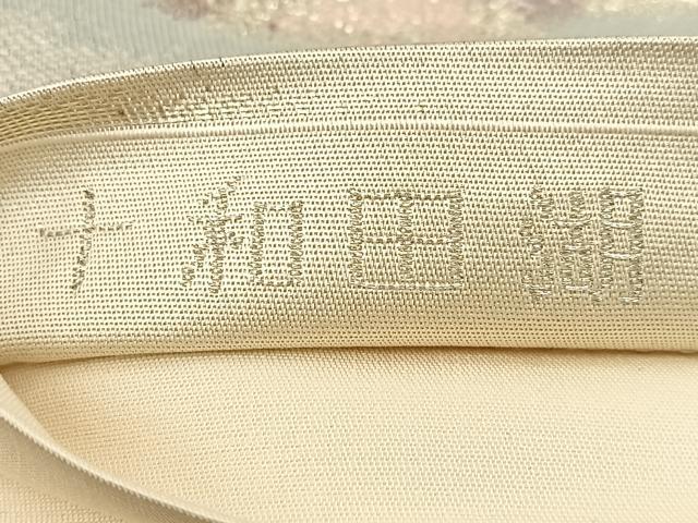 平和屋着物◎六通柄袋帯 十和田湖 金銀糸 正絹 逸品 BAAU9987yc