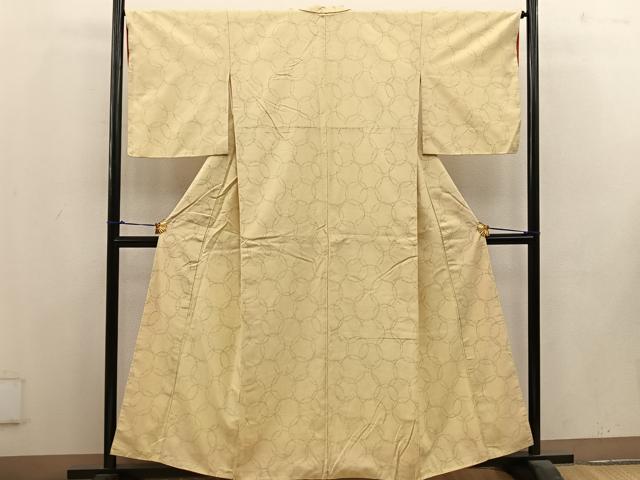 平和屋着物■上質な紬 丸文 正絹 逸品 BAAV0846mz