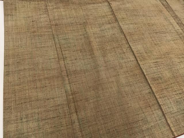平和屋着物■上質な紬 幾何学文様 正絹 逸品 BAAV0927mz