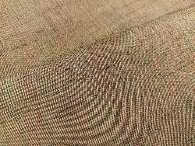 平和屋着物■上質な紬 幾何学文様 正絹 逸品 BAAV0927mz