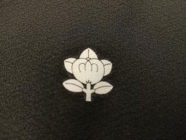 平和屋着物■豪華黒留袖 駒刺繍 扇面花文 金彩 正絹 逸品 BAAV1291mz