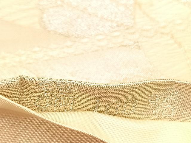 平和屋着物◎六通柄袋帯 唐織 孔雀 金銀糸 やまとオリジナル 正絹 逸品 BAAV1793hv