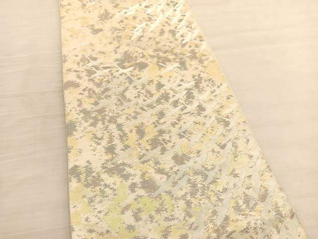 平和屋着物◎六通柄袋帯 飛鶴文 金銀糸 正絹 逸品 BAAV3071hv