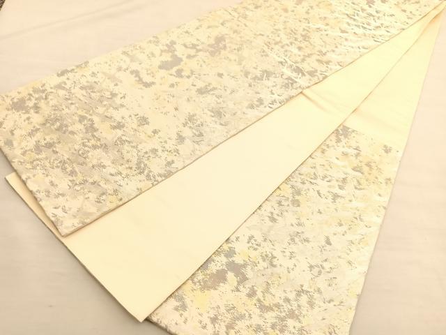 平和屋着物◎六通柄袋帯 飛鶴文 金銀糸 正絹 逸品 BAAV3071hv