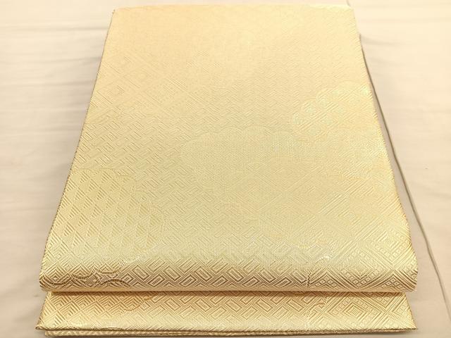 平和屋着物◎佐賀錦 全通柄袋帯 瑞雲 金糸 正絹 逸品 BAAV3194hv