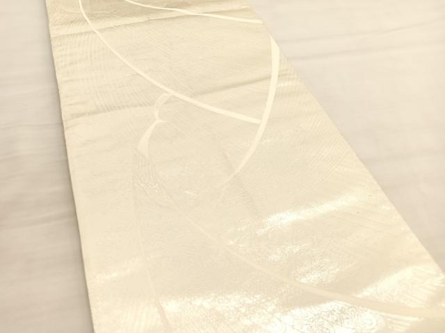平和屋着物◎両面 全通柄袋帯 唐織 孔雀花文 金銀糸 正絹 逸品 BAAV3294hv