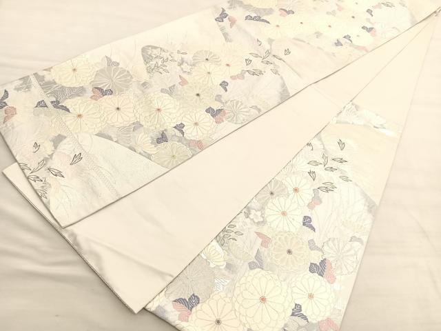 平和屋着物◎六通柄袋帯 唐織 新蒔絵紋 金銀糸 正絹 逸品 BAAV3511hv