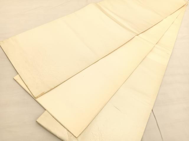 平和屋着物◎太鼓柄袋帯 総刺繍 孔雀 銀糸 正絹 逸品 BAAV3526hv