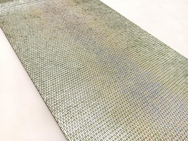 平和屋着物◎六通柄袋帯 霞文 金銀彩 正絹 逸品 BAAV4619yc
