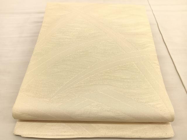 平和屋着物*夏物 全通柄袋帯 草葉文 銀糸 正絹 逸品 BAAV5371hv