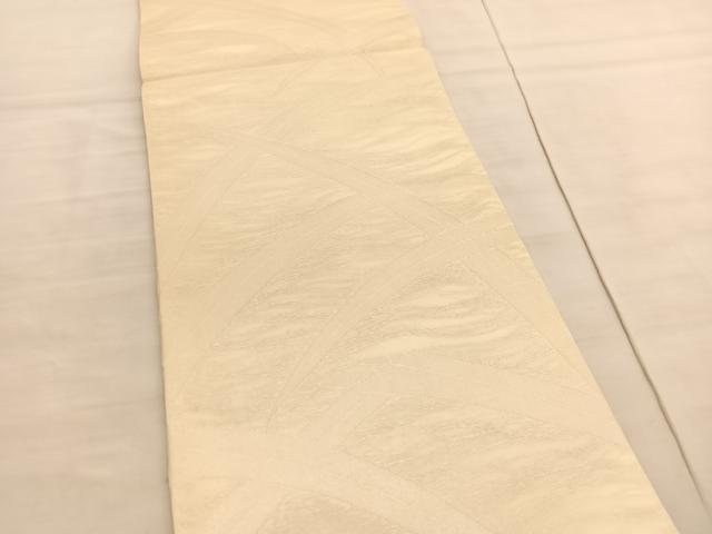 平和屋着物*夏物 全通柄袋帯 草葉文 銀糸 正絹 逸品 BAAV5371hv