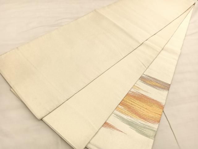 平和屋着物◎太鼓柄袋帯 綴れ 瑞雲 金銀糸 正絹 逸品 BAAV5635hv