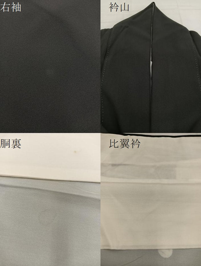 平和屋着物●本加賀友禅作家 前川哲 黒留袖 風景花文 暈し染め 正絹 逸品 BAAV6121mz