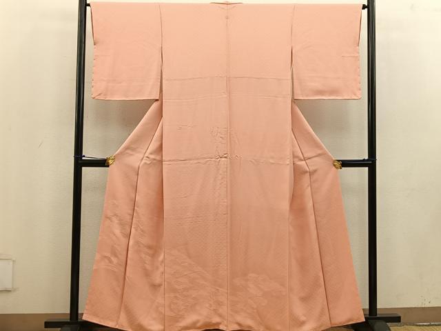 平和屋着物■豪華色留袖 刺繍 立波文 深支子色 正絹 逸品 BAAV6174mz