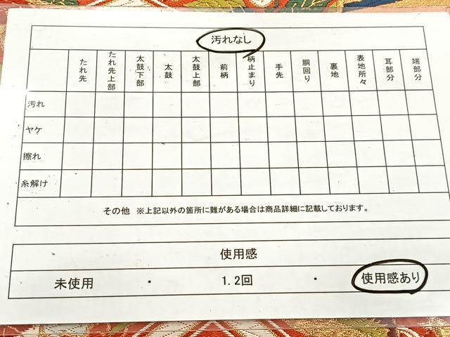 平和屋着物◎六通柄袋帯 唐織 鳳凰扇面花文 金糸 正絹 逸品 BAAV6568yc