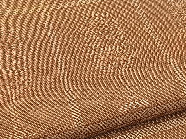 平和屋着物*夏物 全通柄 本袋帯 草花文 金糸 正絹 逸品 未使用 BAAV7120yc