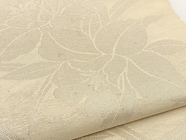 平和屋着物*夏物 六通柄 京袋帯 本袋帯 カトレア 銀糸 正絹 逸品 BAAV7129yc