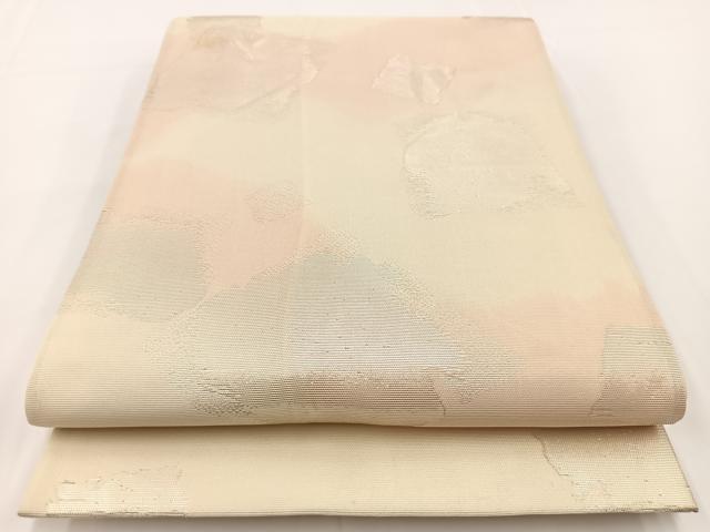 平和屋着物*夏物 両面 六通柄袋帯 破れ色紙文様 正絹 逸品 BAAV7144yc
