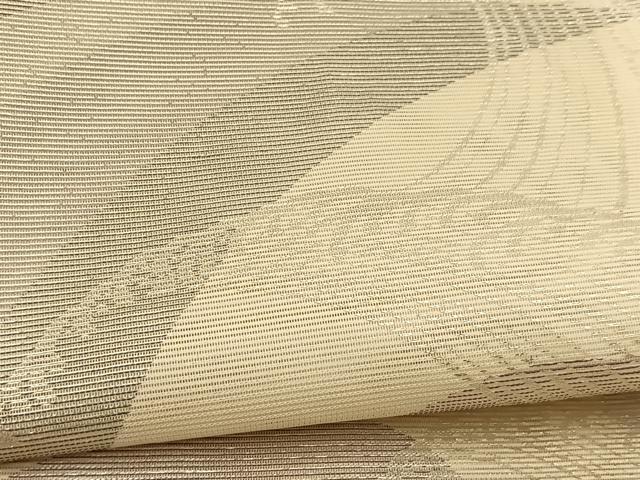 平和屋着物*夏物 六通柄袋帯 立波文 銀糸 正絹 逸品 BAAV7149yc