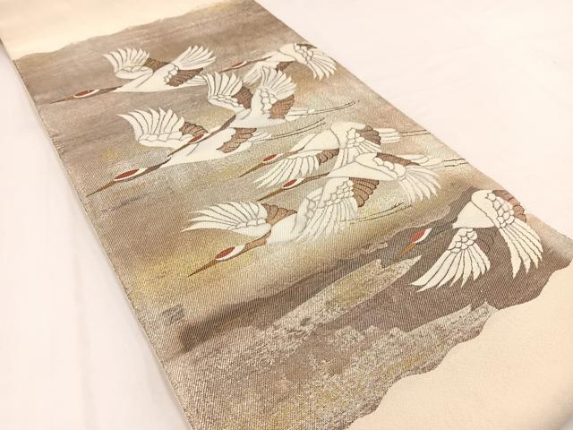 平和屋着物◎太鼓柄袋帯 曜変天目 金銀糸 引箔. 正絹 逸品 BAAV7766yc