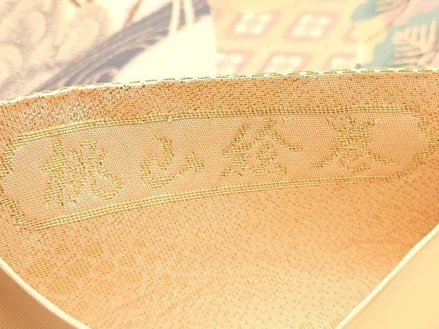 平和屋着物◎六通柄袋帯 唐織 桃山絵巻 金糸 正絹 逸品 BAAV8531hv