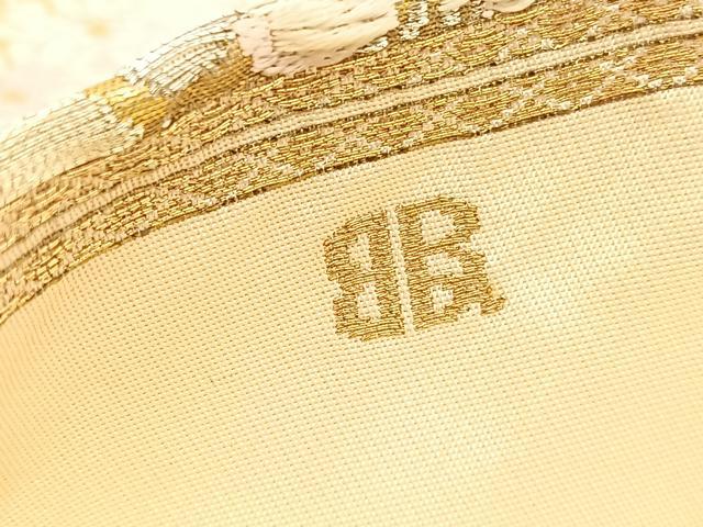 平和屋着物◎西陣 服部織物謹製 六通柄袋帯 唐織 尾長鳥花文 金銀糸 正絹 逸品 BAAV8631hv