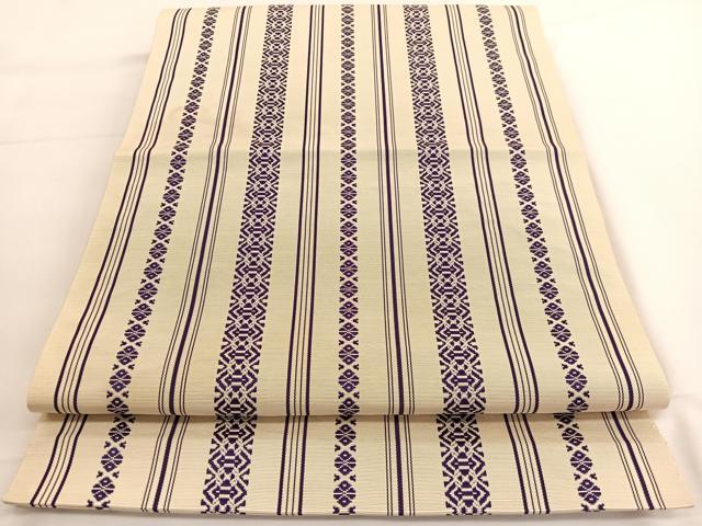 平和屋着物●本場筑前博多織 八寸名古屋帯 献上 正絹 逸品 BAAV9431hv