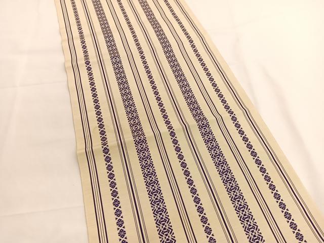 平和屋着物●本場筑前博多織 八寸名古屋帯 献上 正絹 逸品 BAAV9431hv
