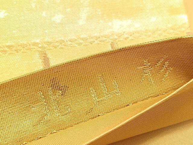 平和屋着物◎六通柄袋帯 日本の名勝 北山杉 金糸 引箔 正絹 逸品 BAAV9578hv