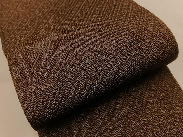 平和屋着物●男性 両面 角帯 斜線文 正絹 逸品 BAAW0049hj