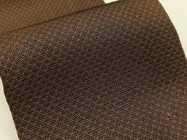 平和屋着物●男性 両面 角帯 斜線文 正絹 逸品 BAAW0049hj