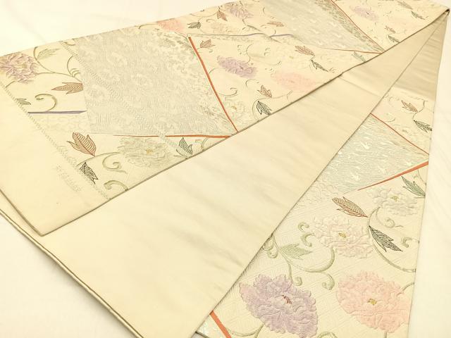 平和屋着物◎西陣 六通柄袋帯 新蒔絵紋 金銀糸 正絹 逸品 BAAW0524hj