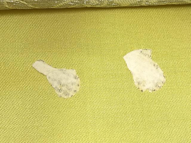 平和屋着物◎西陣 六通柄袋帯 唐織 花丸文 銀糸 正絹 逸品 BAAW0727hj