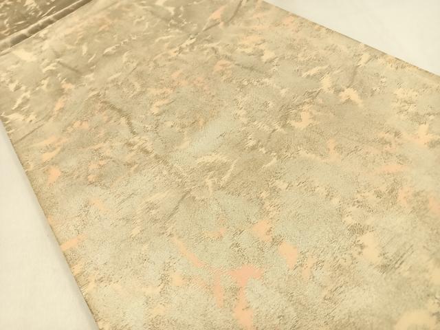 平和屋着物◎西陣 六通柄袋帯 霞文 引箔 正絹 逸品 BAAW0820hj