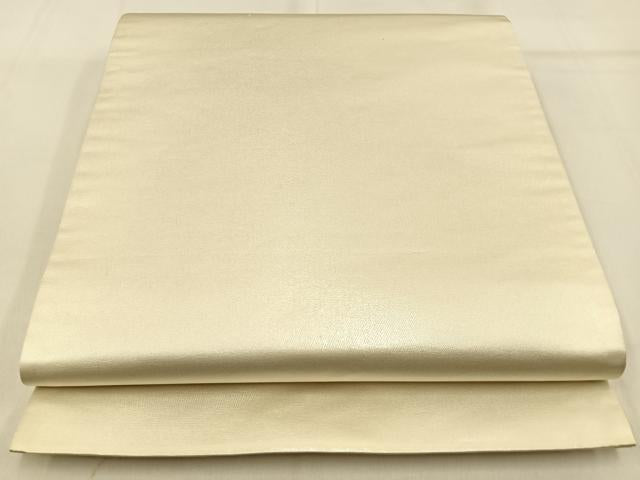 平和屋着物◎全通柄袋帯 霞文 銀糸 正絹 逸品 BAAW0866hj
