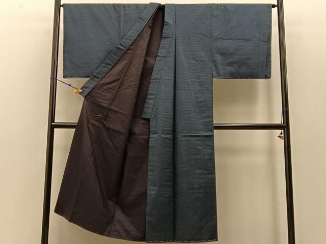 平和屋着物●男性 本場大島紬 100亀甲 総詰め 正絹 逸品 未使用 BAAW0904hj