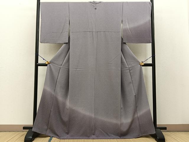 平和屋着物●江戸小紋 訪問着 雪月風花 暈し染め 正絹 逸品 BAAW0908hj