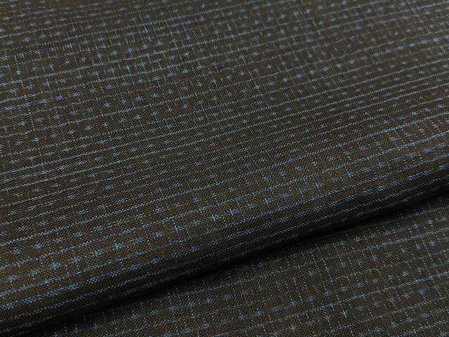 平和屋着物●男性 本場大島紬 アンサンブル 80亀甲 総詰め 正絹 逸品 BAAW0920hj