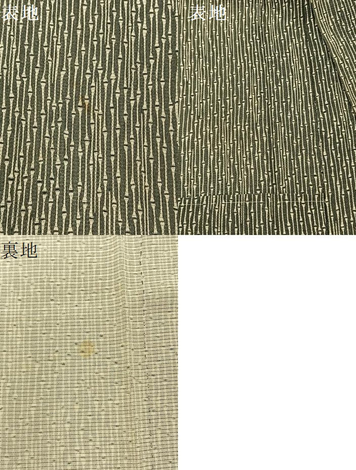 平和屋着物*夏物 江戸小紋 絽 竹間道 正絹 逸品 BAAW0954hj