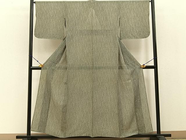 平和屋着物*夏物 江戸小紋 絽 竹間道 正絹 逸品 BAAW0954hj