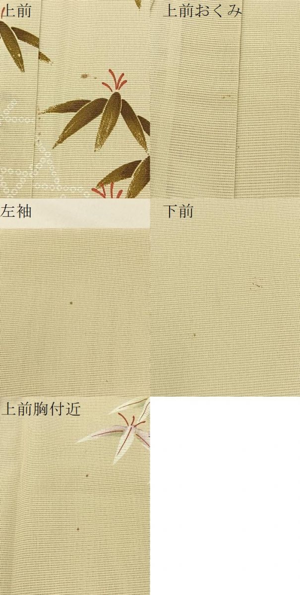 平和屋着物*夏物 訪問着 絽 笹 洗える着物 BAAW0959hj