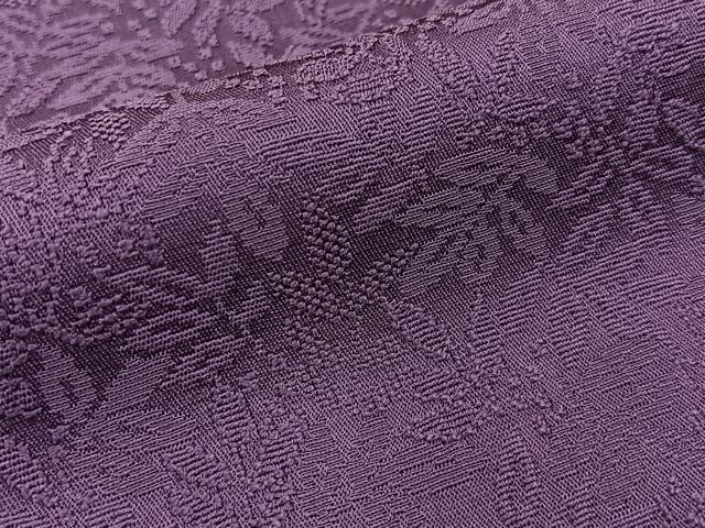 平和屋着物●上質な色無地 南天地紋 菫色 ますいわ屋扱い 正絹 逸品 未使用 BAAW0964hj