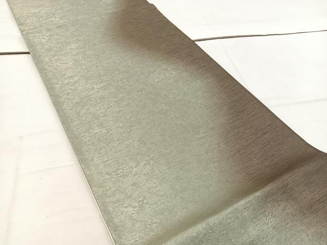 平和屋着物◎全通柄袋帯 ワンポイント 草花文 金糸 正絹 逸品 BAAW1013mz